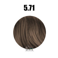 Фарба для волосся Elea Professional Artisto Color № 5.71 "Світлий шатен коричнево-попелястий"
